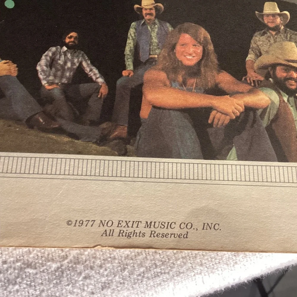 Marshall Tucker Band Carolina Dreams Sheet Music Songbook 1977 Southern Rock